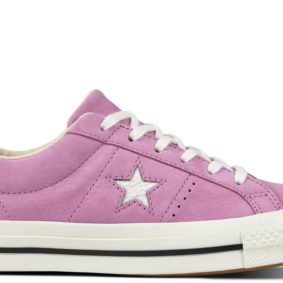 Converse one star varsity nubuck low top fuchsia glow main