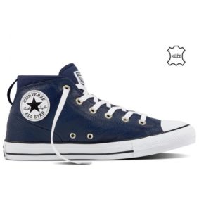 Converse boty Chuck Taylor All Star Street Leather Midnight Navy right