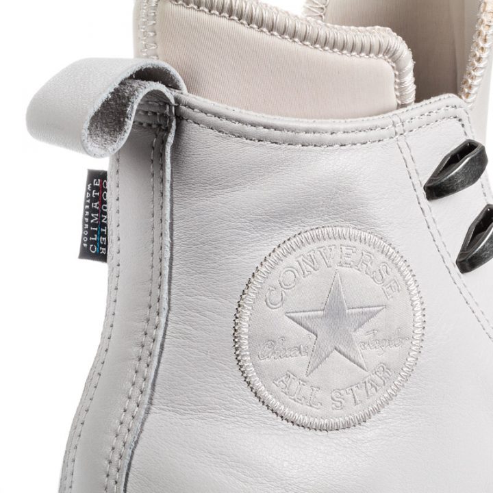 Converse boty Chuck Taylor All Star Waterproof Boot Pale Putty detail2 C557944 Converse boty Chuck Taylor WP Boot Leather