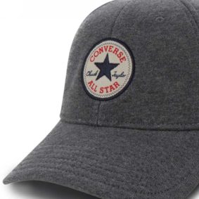 Converse ksiltovka Fleece Core Cap Charcoal detail