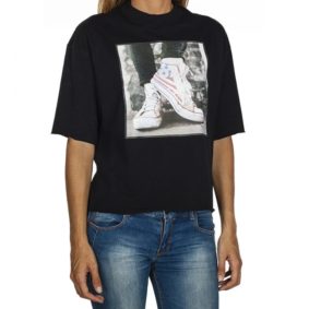 Tričko Converse Sneaker Photo Mock Neck Tee