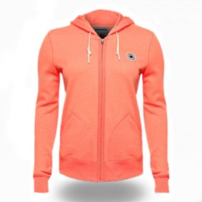 Converse dámská mikina Core Full Zip Hoodie Hyper Orange
